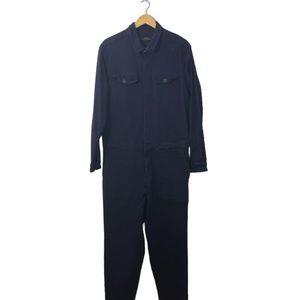 ZARA Mens Navy Blue Jumpsuit